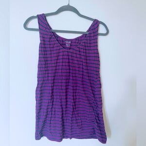 Motherhood maternity purple tank top size medium